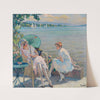 Summer afternoon at the lake (1920) by Edward Cucuel
