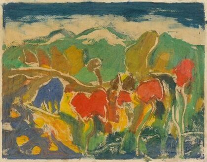 Summer afternoon in the mountains — size preview