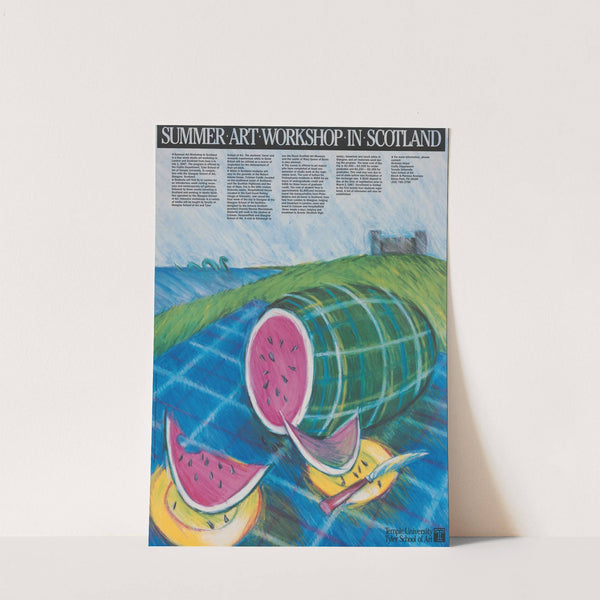 Summer art workshop in Scotland by Cheryl Blover