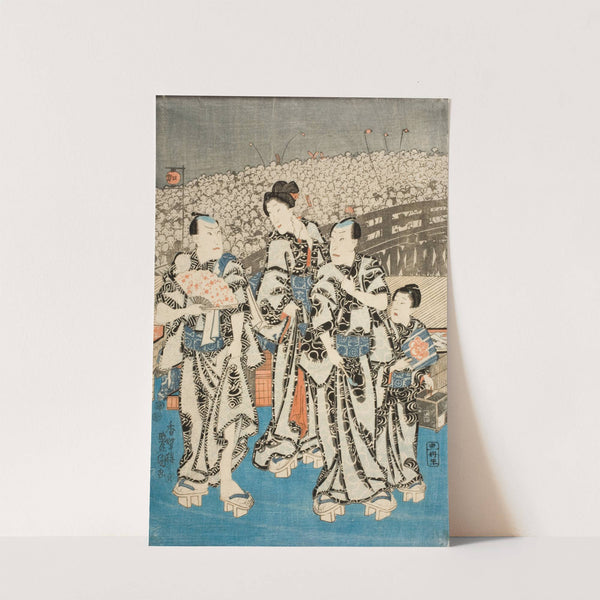 Summer Celebration in Edo by Utagawa Kunisada (Toyokuni III)