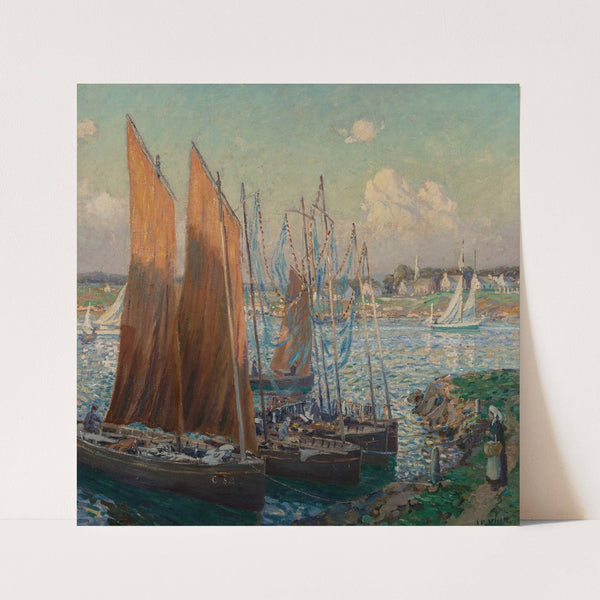 Summer Day at the Harbor by Wilson Henry Irvine