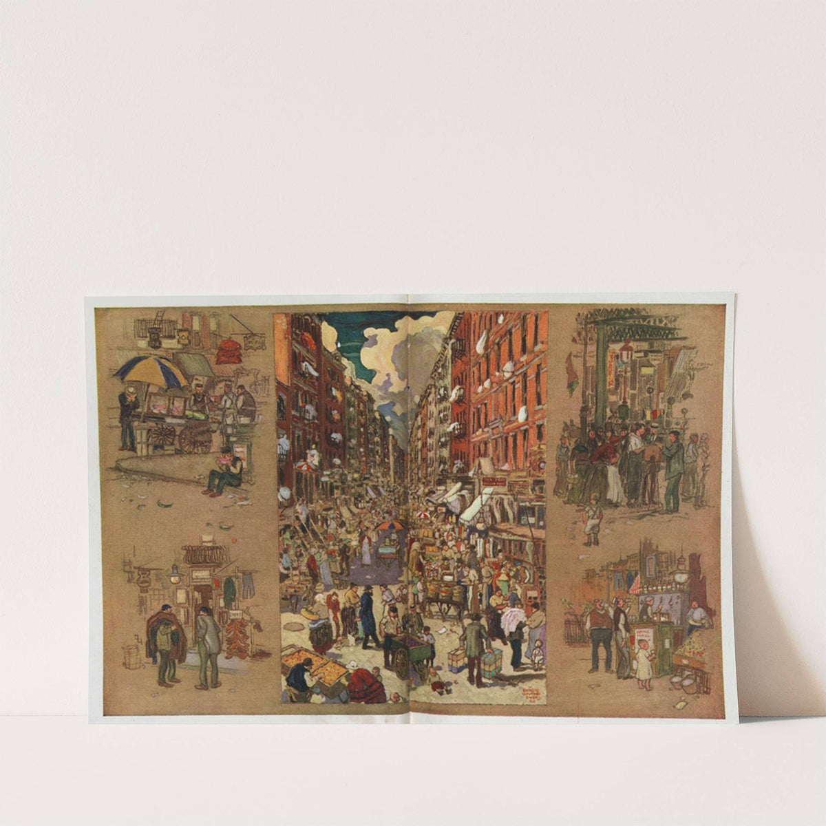 Summer days on New York's east side by Raymond Crawford Ewer