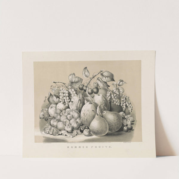 Summer fruits (1861) by Currier & Ives.