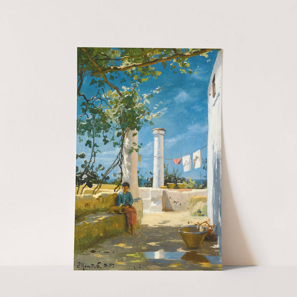 Summer In Capri (1885) by Peder Mørk Mønsted