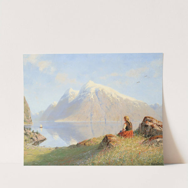 Summer in the fjords by Hans Dahl