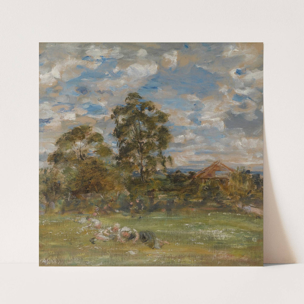 Summer In The Garden, Broomieknowe by William Mctaggart