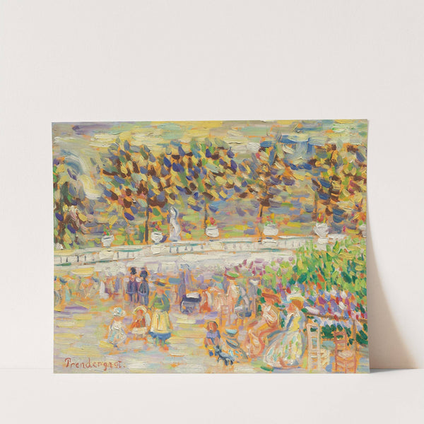 Summer in the Park, Jardin du Luxembourg, Paris (circa 1907) by Maurice Prendergast