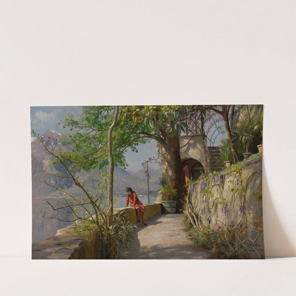 Summer In Varenna, Italy by Peder Mørk Mønsted