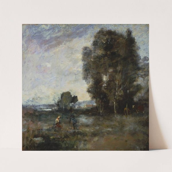 Summer Landscape (1855 – 1860) by Jean-Baptiste-Camille Corot
