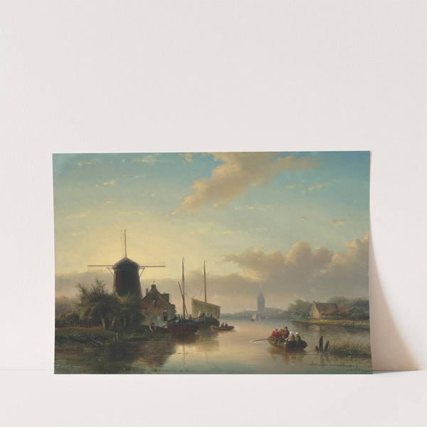 Summer landscape by Jan Jacob Coenraad Spohler