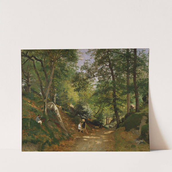 Summer Landscape near Fontainebleau by Oscar Törnå
