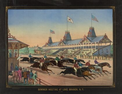 Summer meeting at Long Branch, N.Y. Start. (1870-1875)