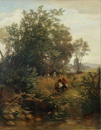 Summer Morning in the Bernau Valley (1863)
