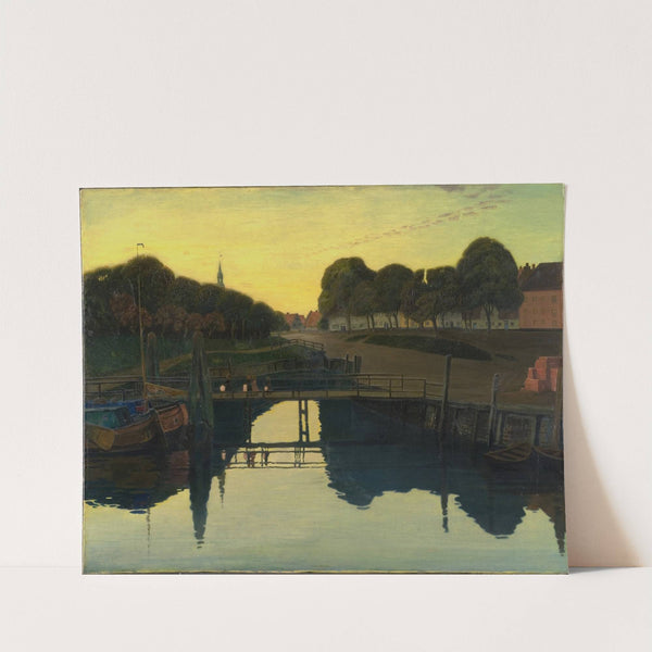 Summer night at Tönning by Johan Rohde