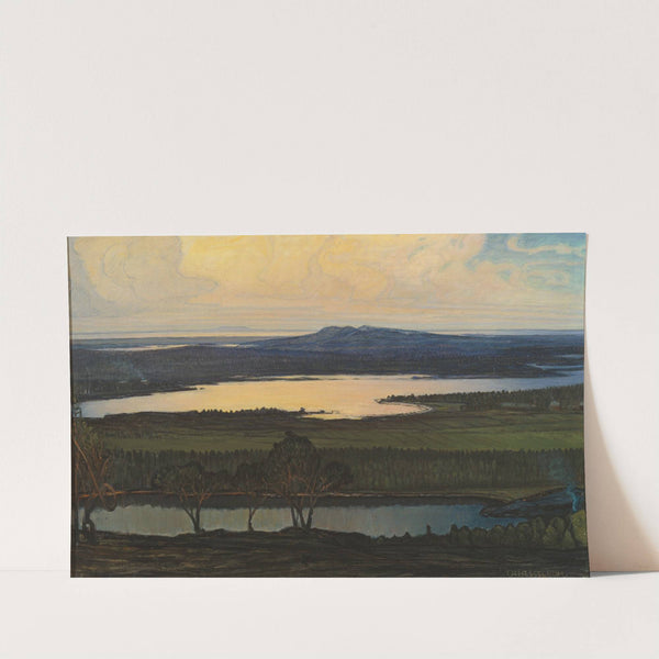 Summer Night. Study by Otto Hesselbom