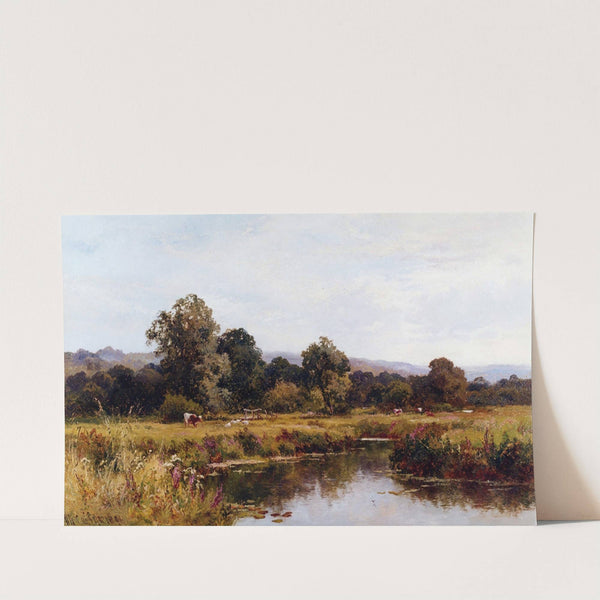 Summer on the River Rother, Nr Midhurst, Sussex by Walter Caffyn