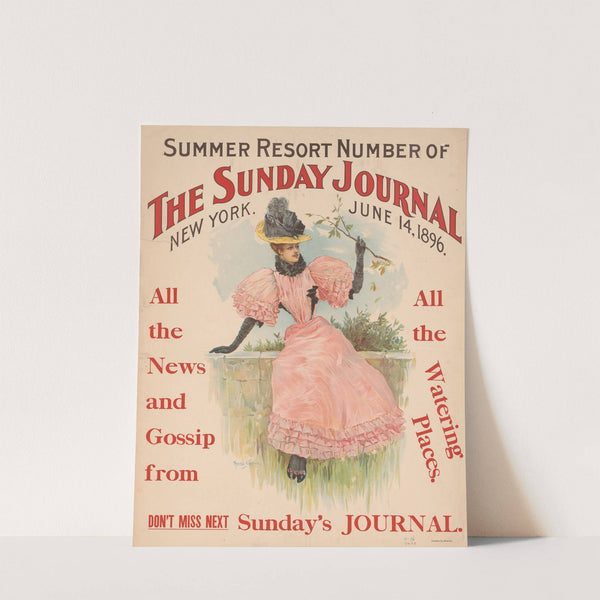 Summer resort number of The Sunday Journal, New York, June 14, 1896 (1896) by Archie Gunn