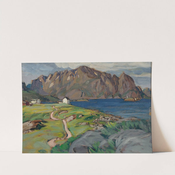 Summer, Store Molla. Study from Lofoten by Anna Boberg