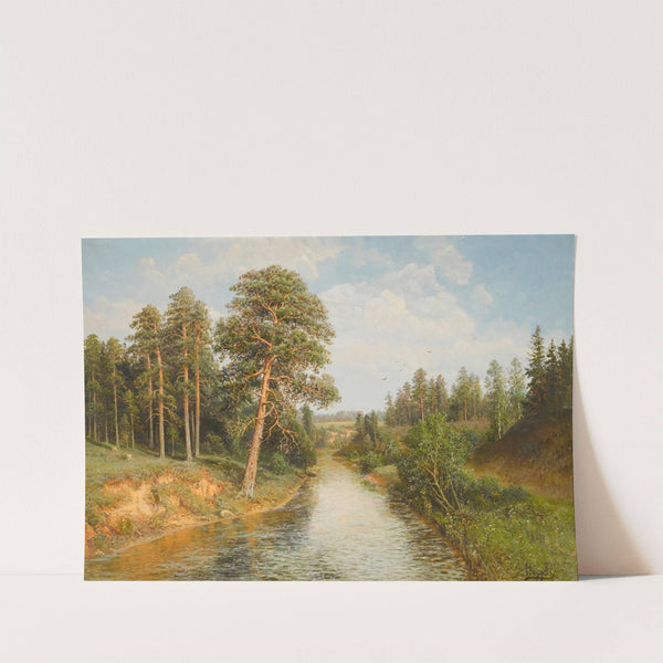 Summer Woodland Scene by Semyon Fedorovich Fedorov