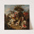 Sumptuous Floral and Fruit Still Life in an Extensive Landscape (18th Century) by Francesco Lavagna