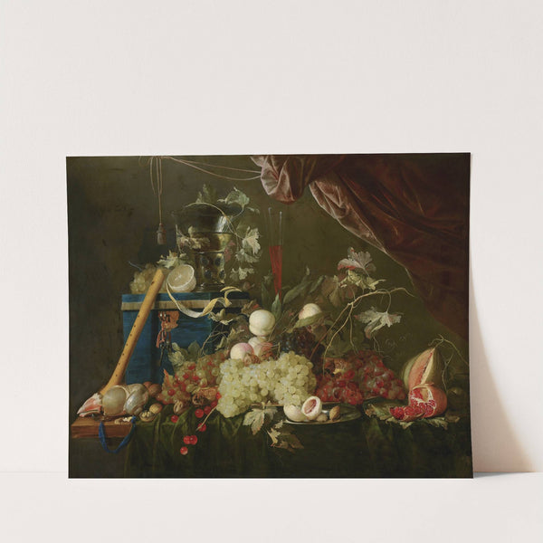 Sumptuous Fruit Still Life with Jewellery Box by Jan Davidsz de Heem