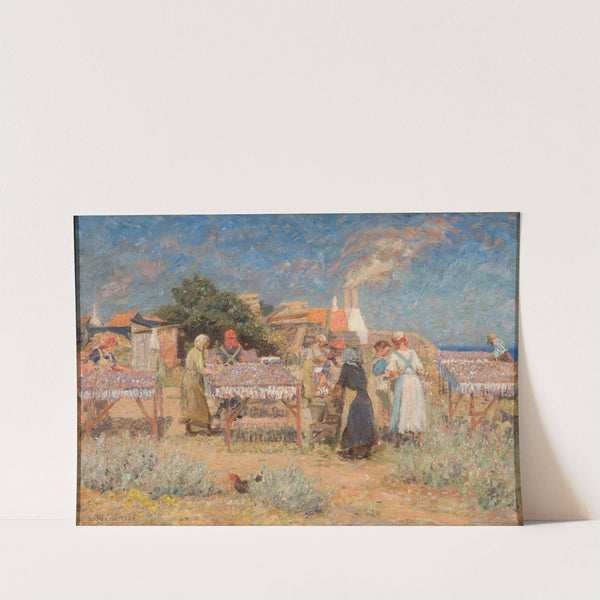 Sun drying herrings (1926) by Laurits Tuxen