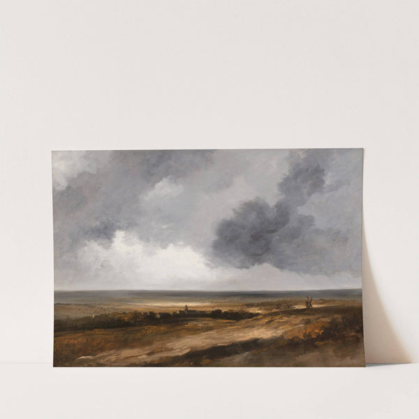 Sun effect on the plain by Georges Michel