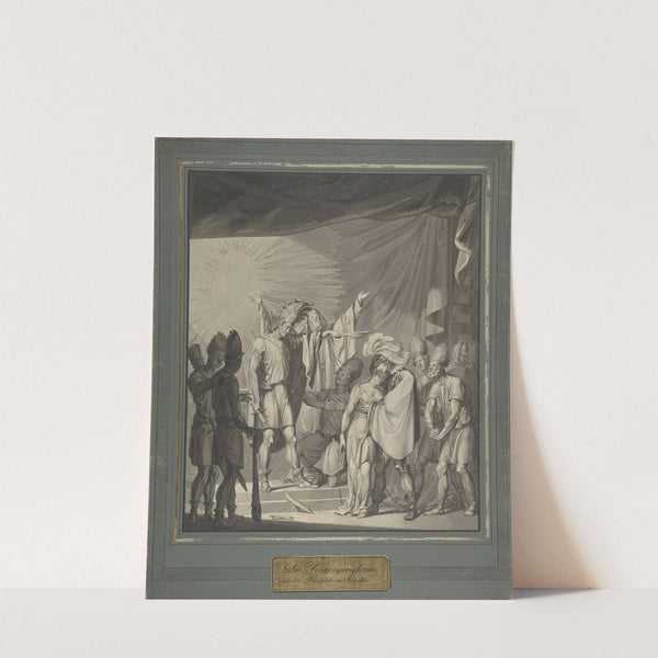 Sun King Anointing a Bound Couple, from August von Kotzebue's Die Sonnenjungfrau by Franz von Hauslab the Younger