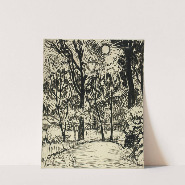 Sun-lit Path by Henry Lyman Saÿen