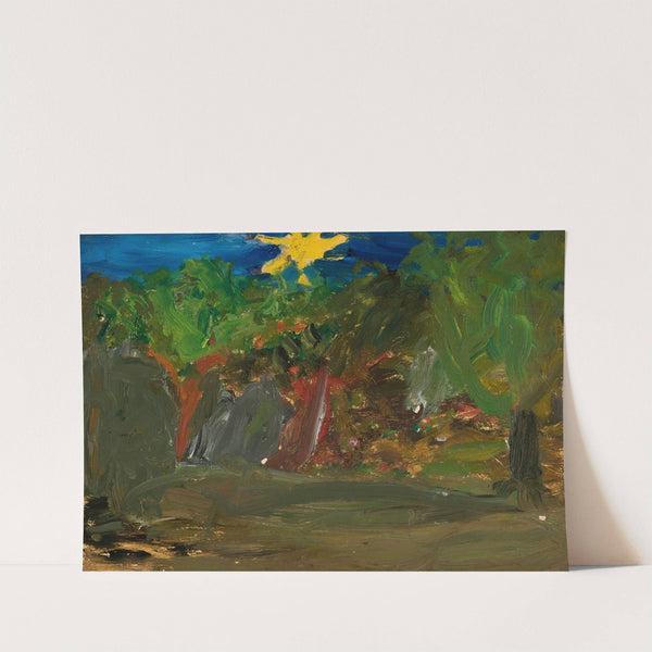 Sun over a garden by Tadeusz Makowski