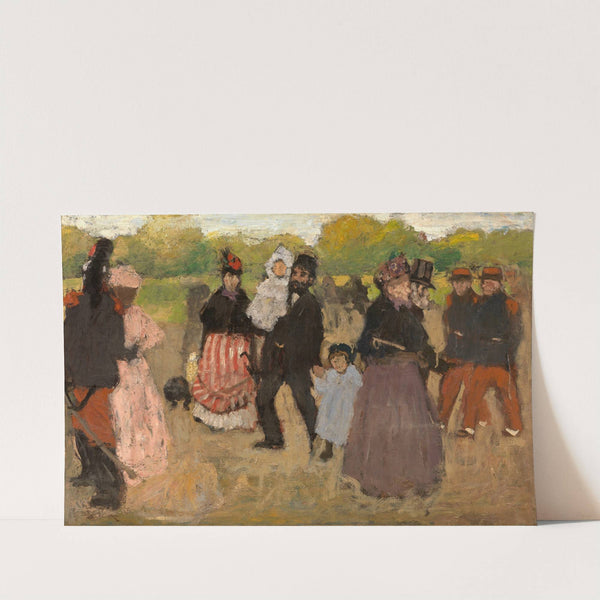 Sunday at the Bois de Boulogne (1891) by Henri Evenepoel