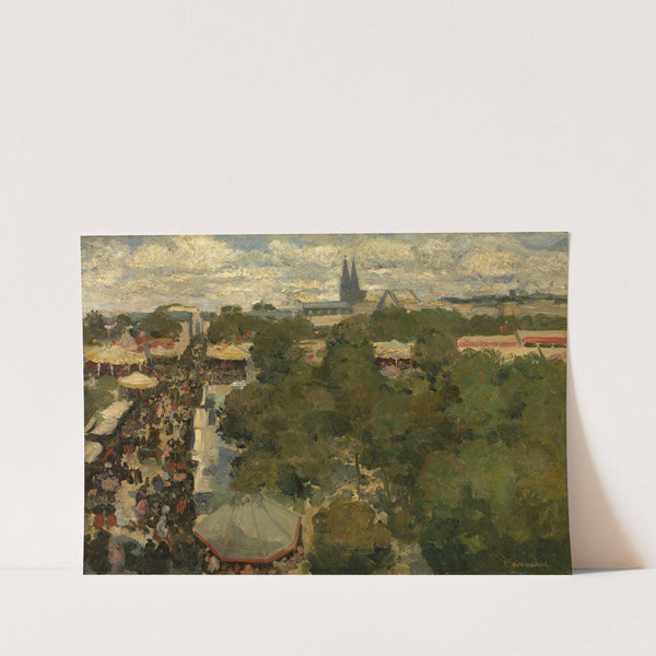 Sunday Fair at Les Invalides by Henri Evenepoel