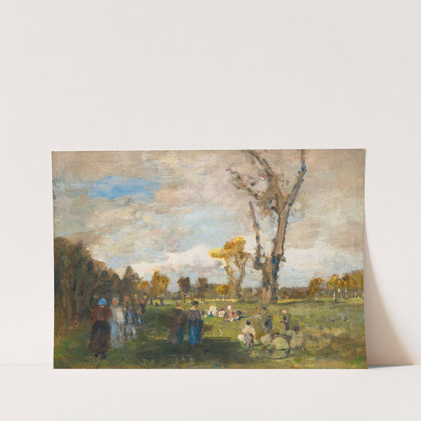 Sunday In The Prater Gardens (1883) by Tina Blau