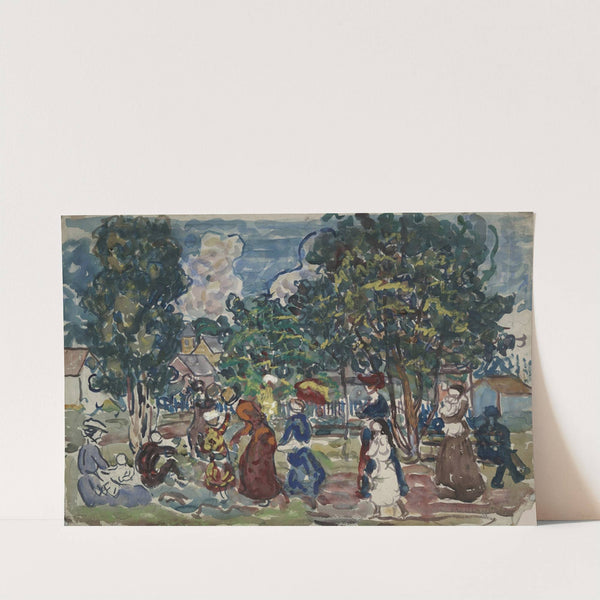 Sunday Promenade (ca. 1915–20) by Maurice Prendergast