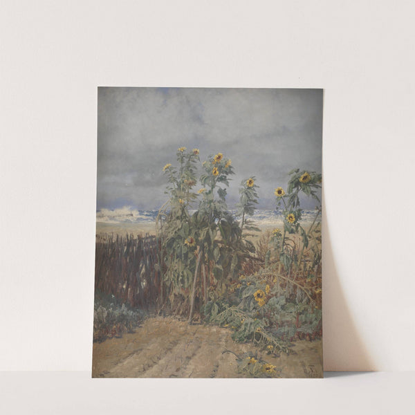 Sunflowers on a Beach by Thorvald Niss