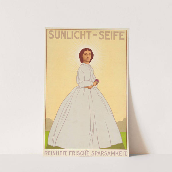 Sunlicht-Seife ist Reinheit, Frische, Sparsamkeit (1907) by Hellmuth Eichrodt