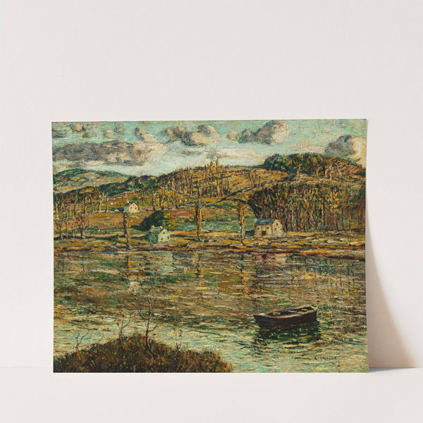 Sunlight on the Harlem River (1919) by Ernest Lawson