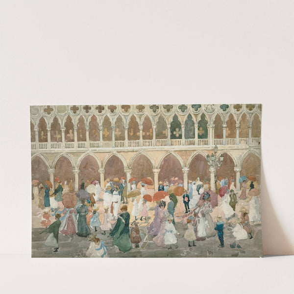 Sunlight on the Piazzetta (between 1898 and 1899) by Maurice Prendergast