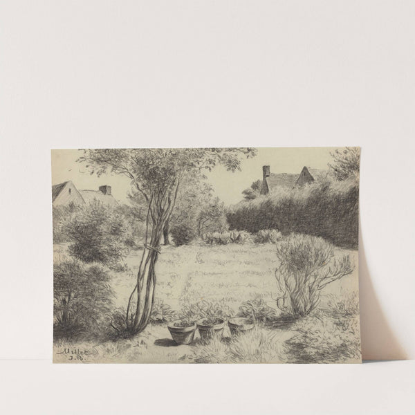 Sunlit Garden by Jean-Baptiste Millet