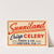 Sunniland Crisp Celery Label (1930-1950)