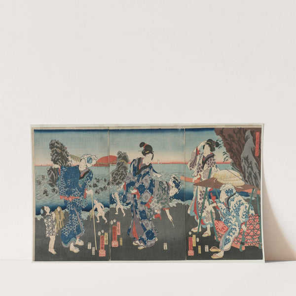 Sunrise at Futami Bay (1854) by Utagawa Kuniyoshi