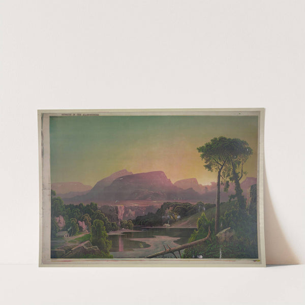 Sunrise in the Alleghenies (1880) by Gibson & Co. Lith