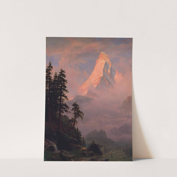 Sunrise on the Matterhorn (after 1875) by Albert Bierstadt
