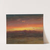 Sunset (1860–70) by Frederic Edwin Church