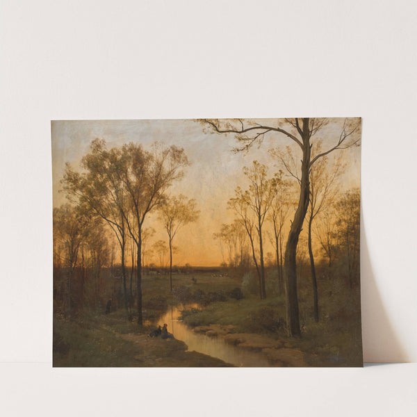 Sunset by Hippolyte Camille Delpy