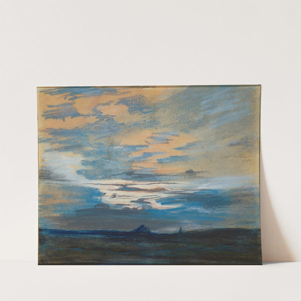 Sunset (ca. 1849 – 1850) by Eugène Delacroix
