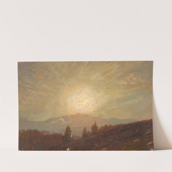 Sunset (1855–65) by Frederic Edwin Church