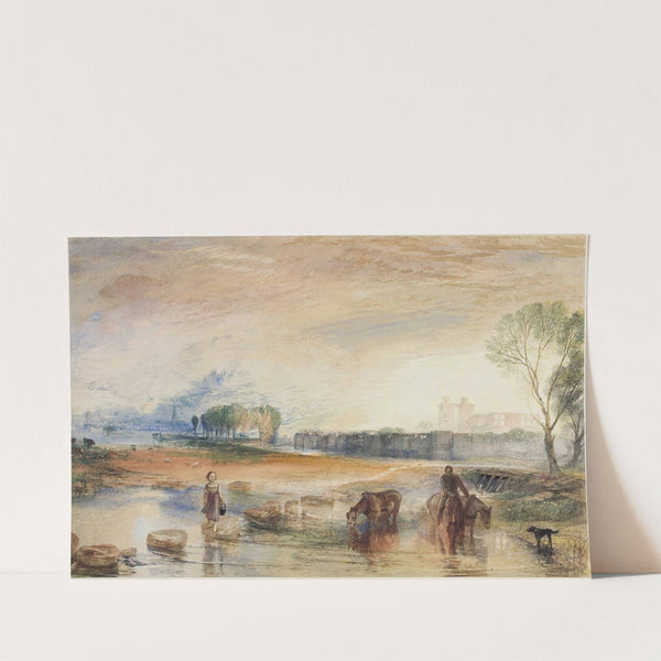 Sunset and Moonrise by Joseph Mallord William Turner