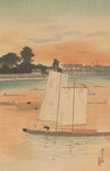Sunset at Hamachō (1922)