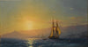 Sunset at sea